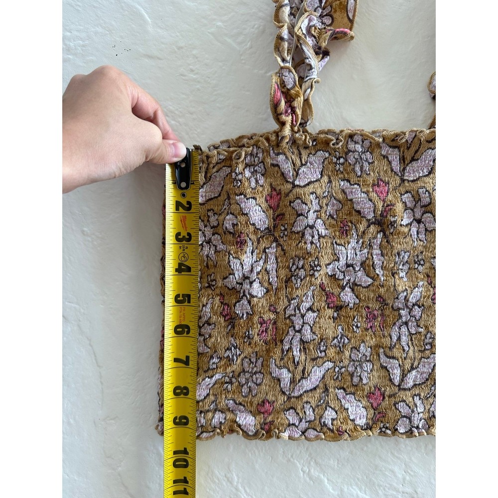 AERIE Floral Tulip Crop Top - Picture 8 of 9